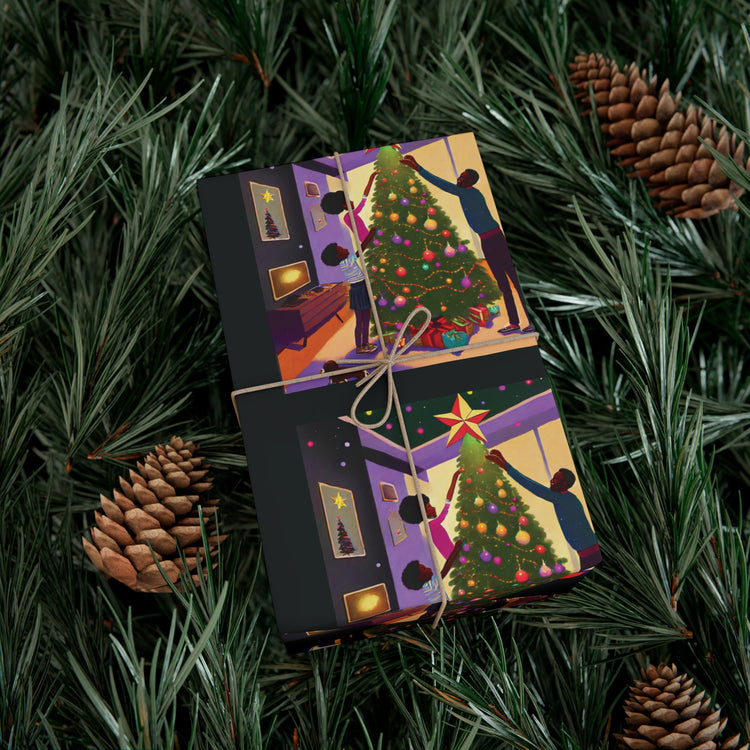 Festive Family Tree - Christmas Wrapping Paper
