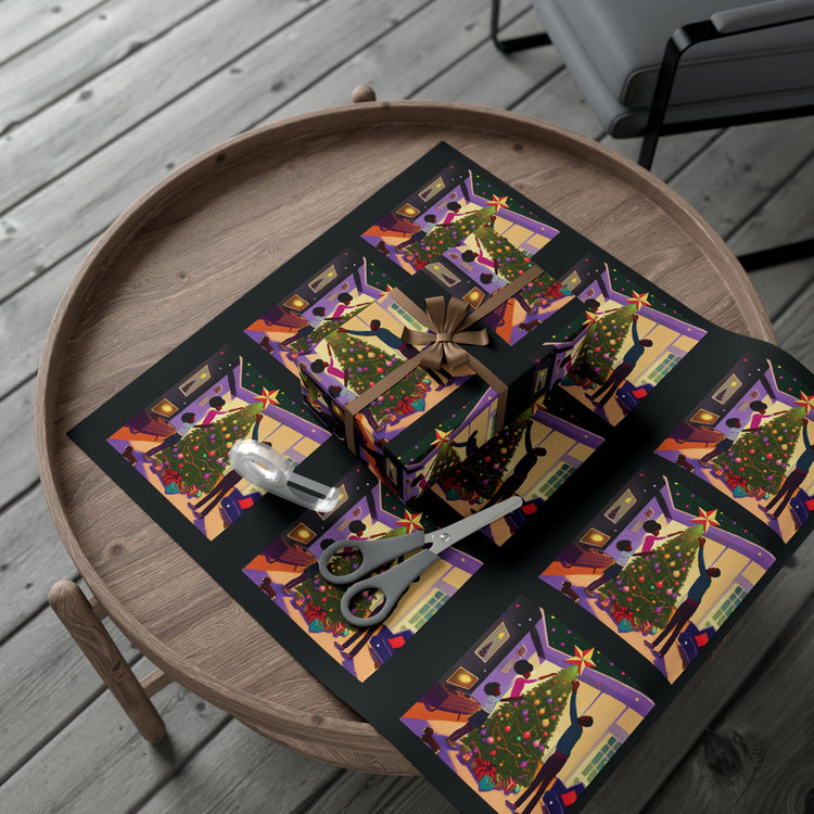 Festive Family Tree - Christmas Wrapping Paper