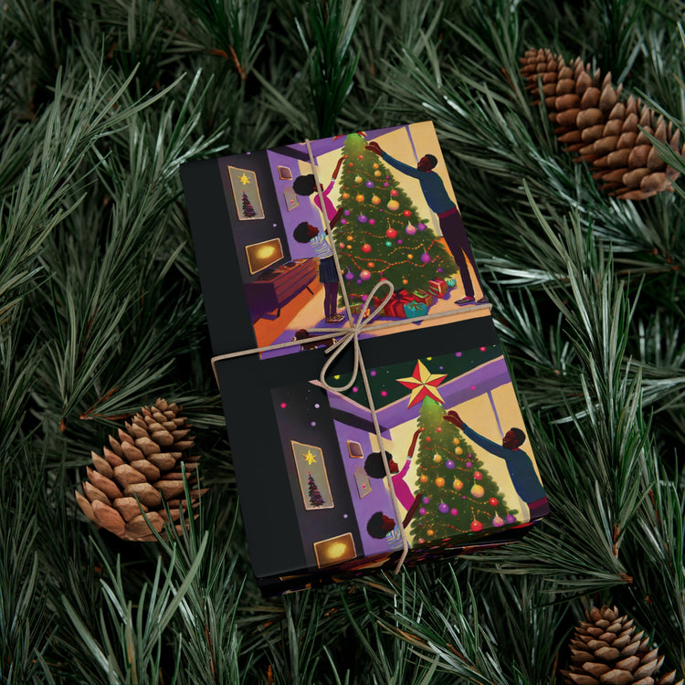Festive Family Tree - Christmas Wrapping Paper