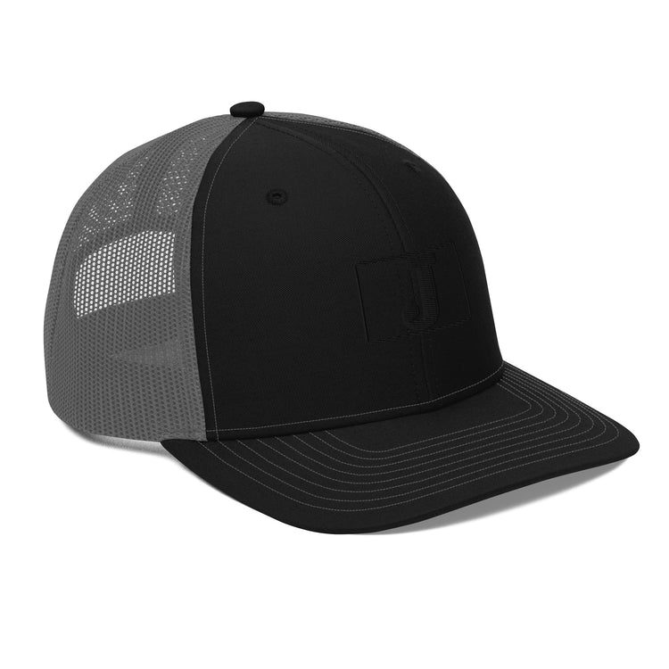 The J - Embroidery - Boxed In - Trucker Cap