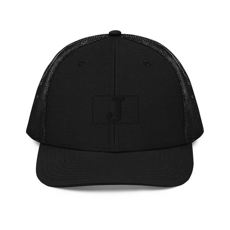 The J - Embroidery - Boxed In - Trucker Cap