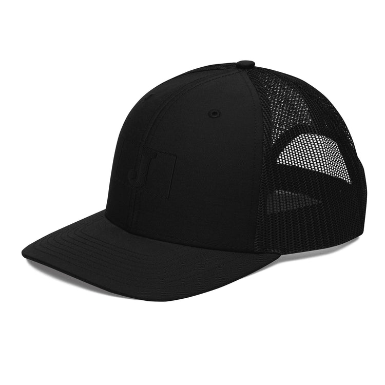 The J - Embroidery - Boxed In - Trucker Cap