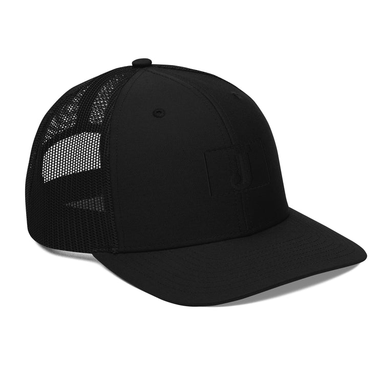 The J - Embroidery - Boxed In - Trucker Cap