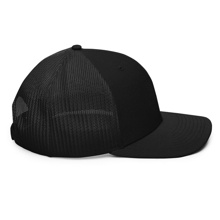 The J - Embroidery - Boxed In - Trucker Cap