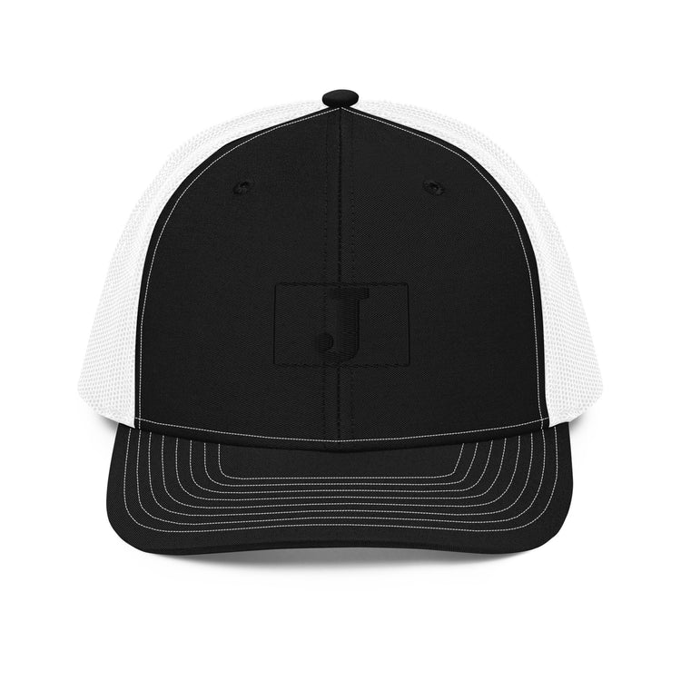 The J - Embroidery - Boxed In - Trucker Cap