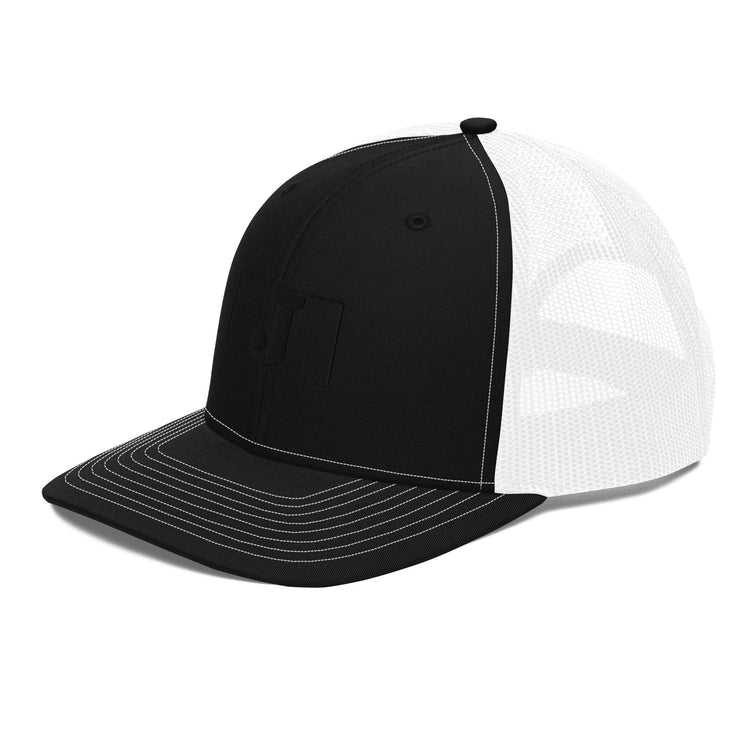 The J - Embroidery - Boxed In - Trucker Cap