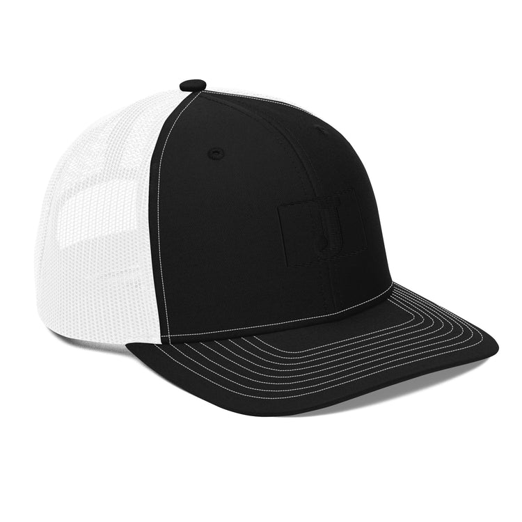 The J - Embroidery - Boxed In - Trucker Cap