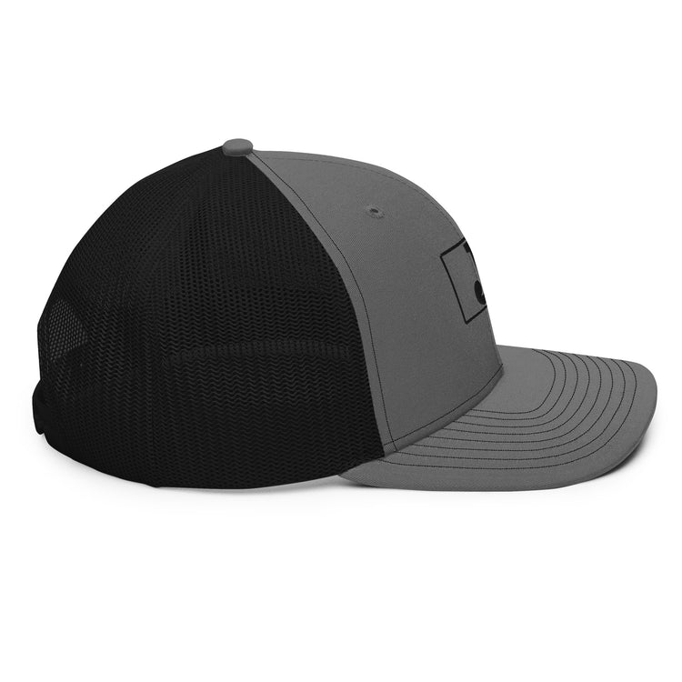 The J - Embroidery - Boxed In - Trucker Cap