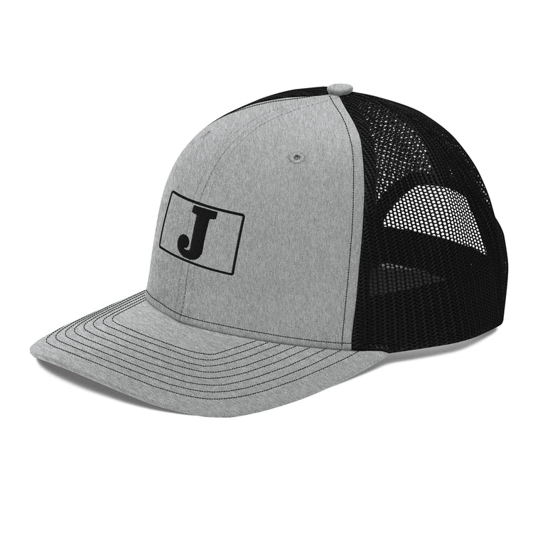 The J - Embroidery - Boxed In - Trucker Cap