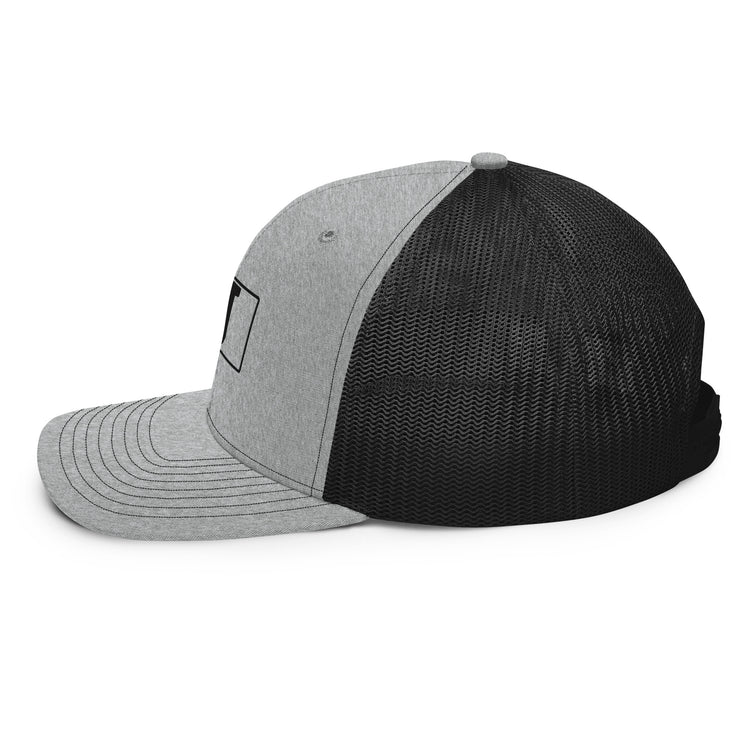 The J - Embroidery - Boxed In - Trucker Cap