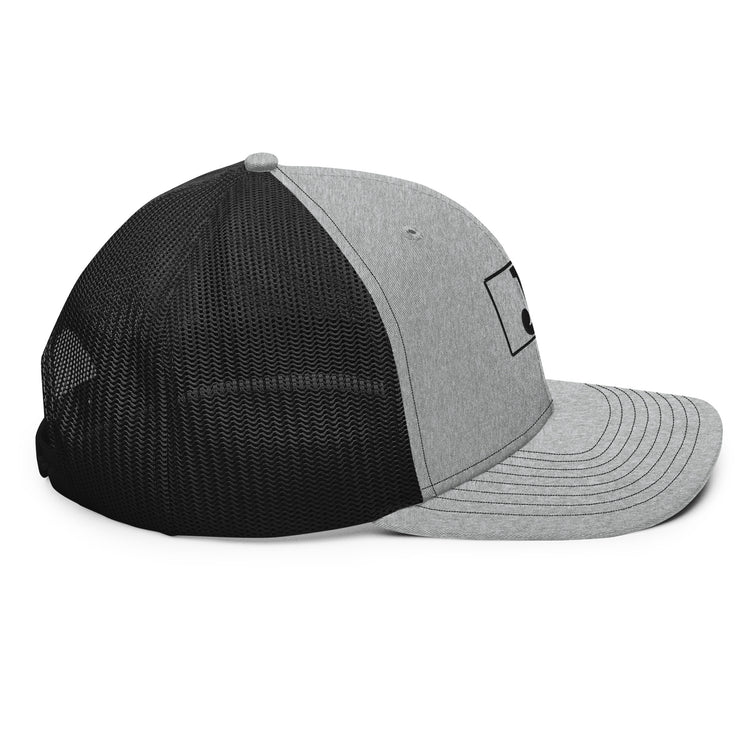 The J - Embroidery - Boxed In - Trucker Cap
