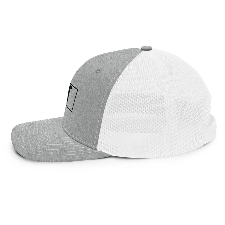 The J - Embroidery - Boxed In - Trucker Cap