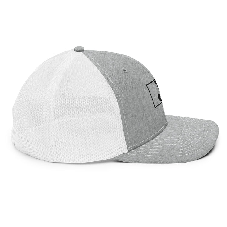 The J - Embroidery - Boxed In - Trucker Cap