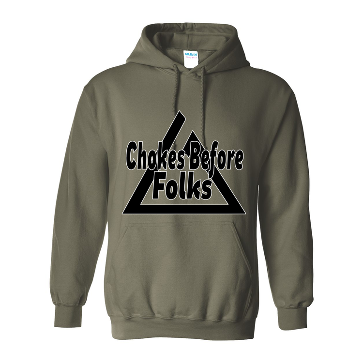 Chokes Before Folks BJJ - Hooded Sweatshirt