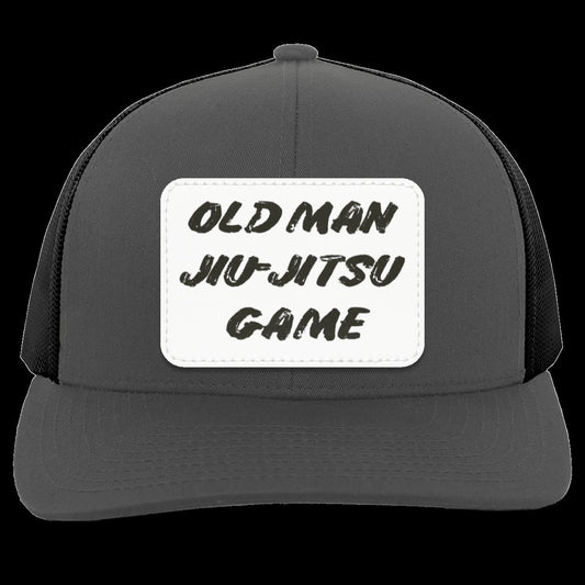 Old Man Jiu-Jitsu Game-Trucker Hat-Snap Back with Patch
