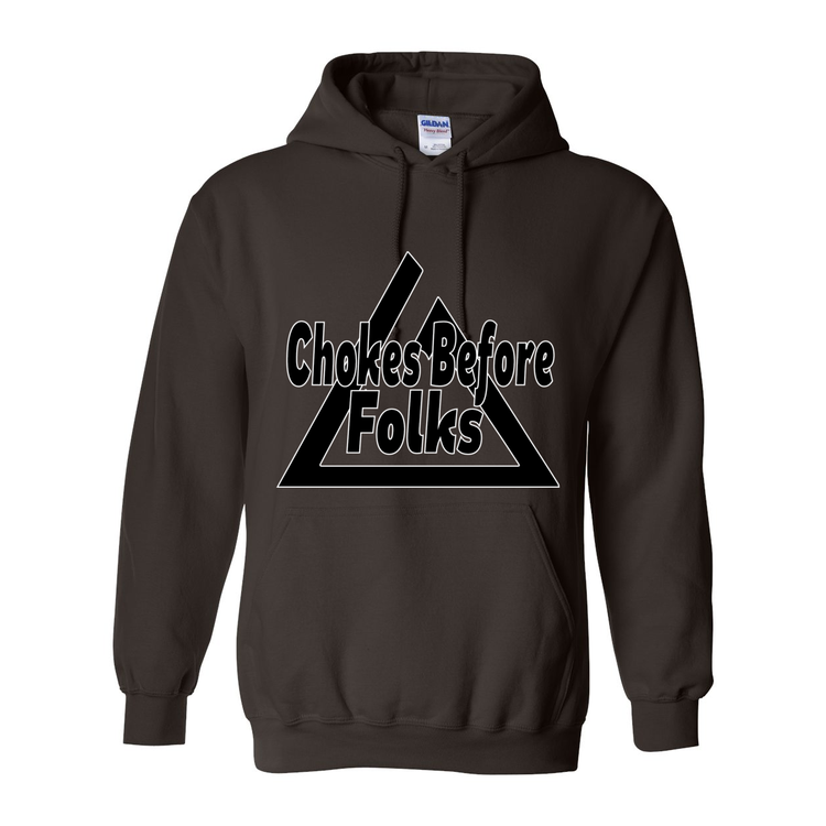 Chokes Before Folks BJJ - Hooded Sweatshirt