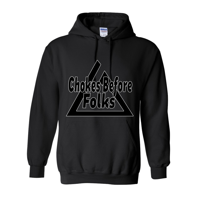 Chokes Before Folks BJJ - Hooded Sweatshirt
