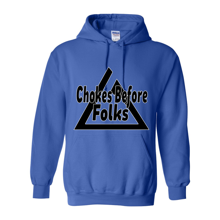 Chokes Before Folks BJJ - Hooded Sweatshirt