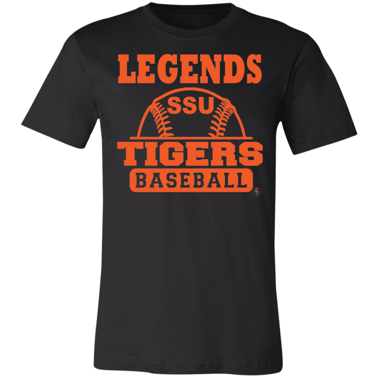 SSU - Tigers Baseball - Orange - Fashion Fitted Short-Sleeve T-Shirt