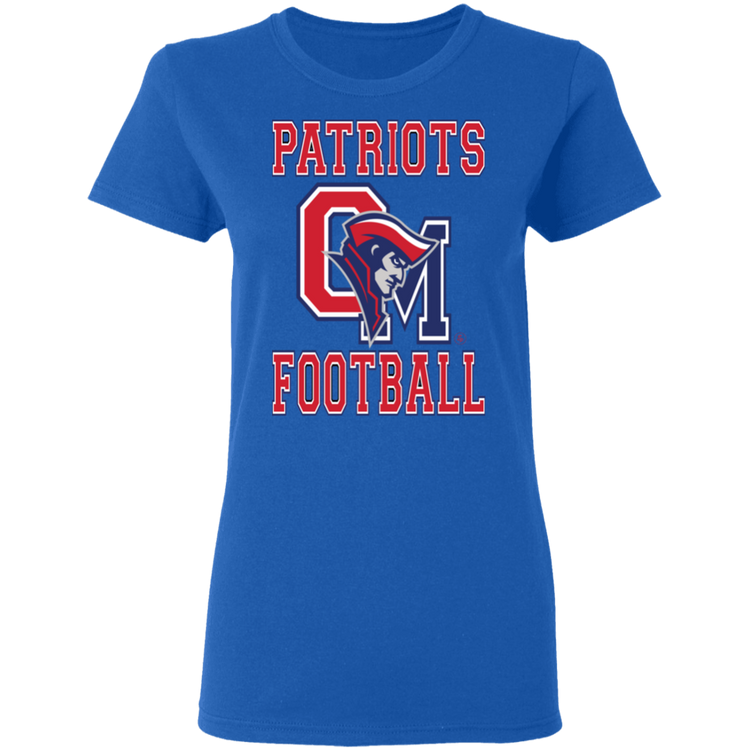 OM Patriots Football - Women's 5.3 oz. T-Shirt