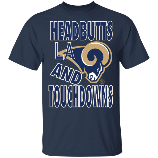 LA RAMS - Headbutts and Touchdowns - Men's Tee