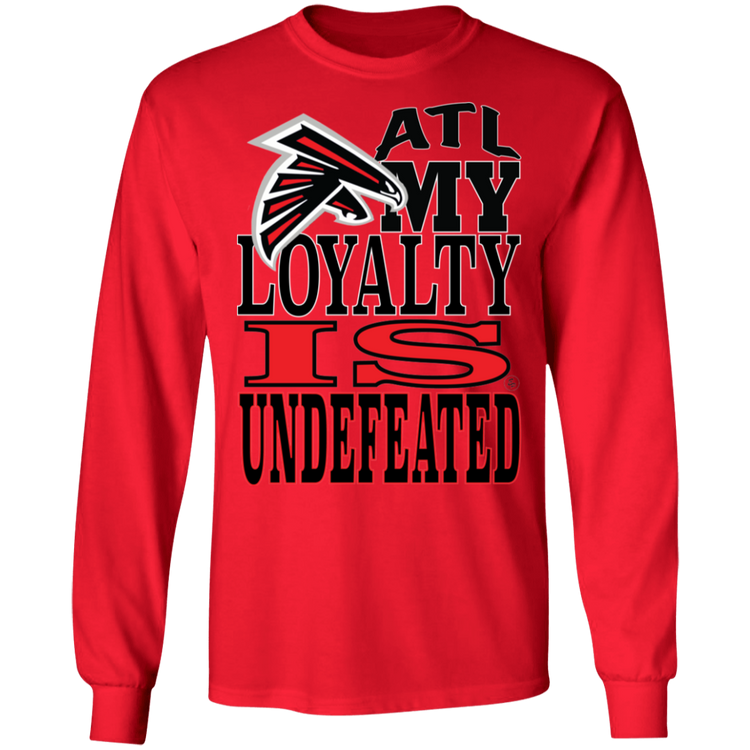 ATL Falcons Undefeated Loyalty - Men's LS Tee