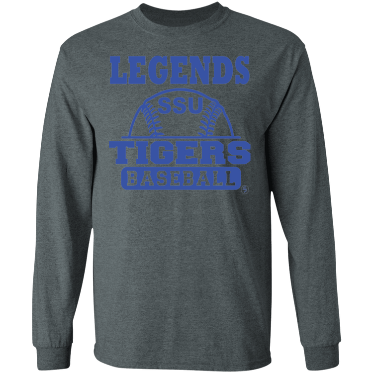 SSU - Tigers Baseball - Blue - Men's LS Tee