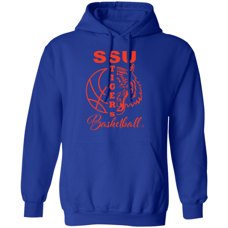 SSU - Tigers Basketball - Orange - Unisex Pullover Hoodie