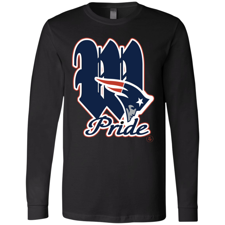 Westside Patriots Pride - Fitted Men's LS T-Shirt