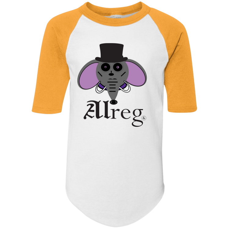 Alreg Elephant - Youth Colorblock Raglan Jersey