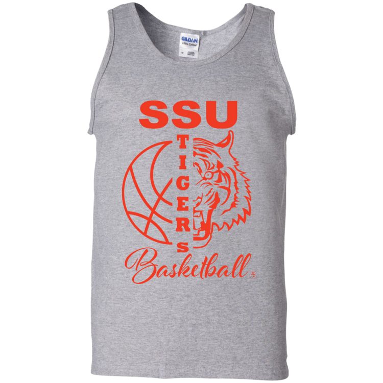 SSU - Tigers Basketball - Orange - Men's Tank Top