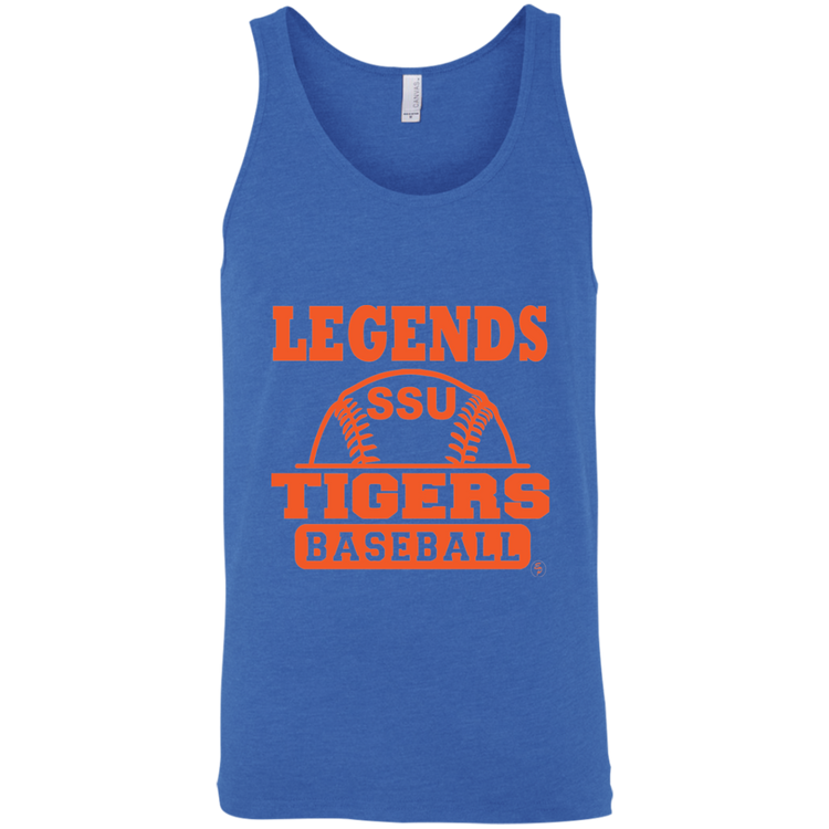 SSU - Tigers Baseball - Orange - Fashion Fitted Unisex Tank