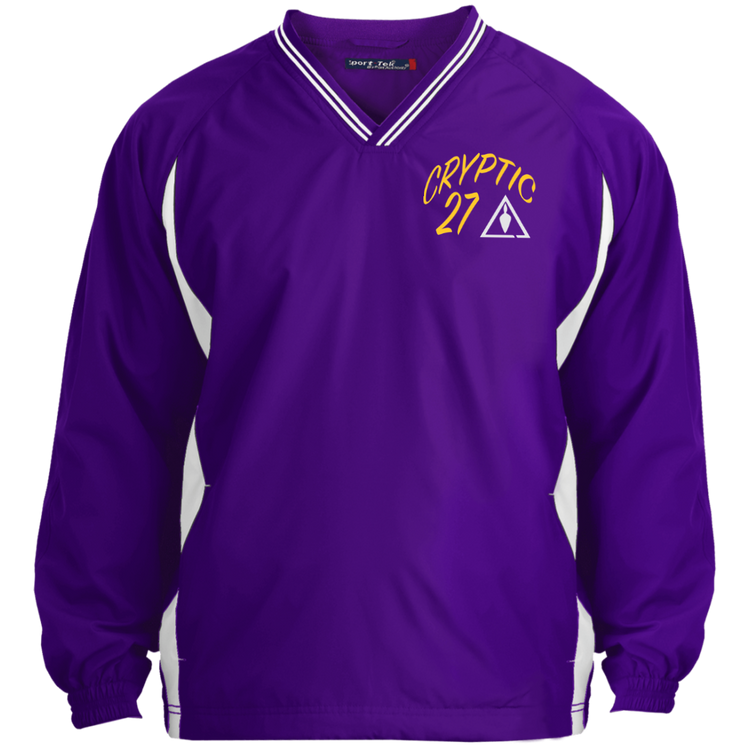 Cryptic27 - Sport-Tek Tipped V-Neck Windshirt