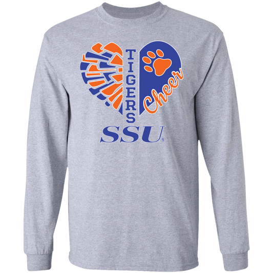 SSU - Tigers Cheer - Men's LS Tee