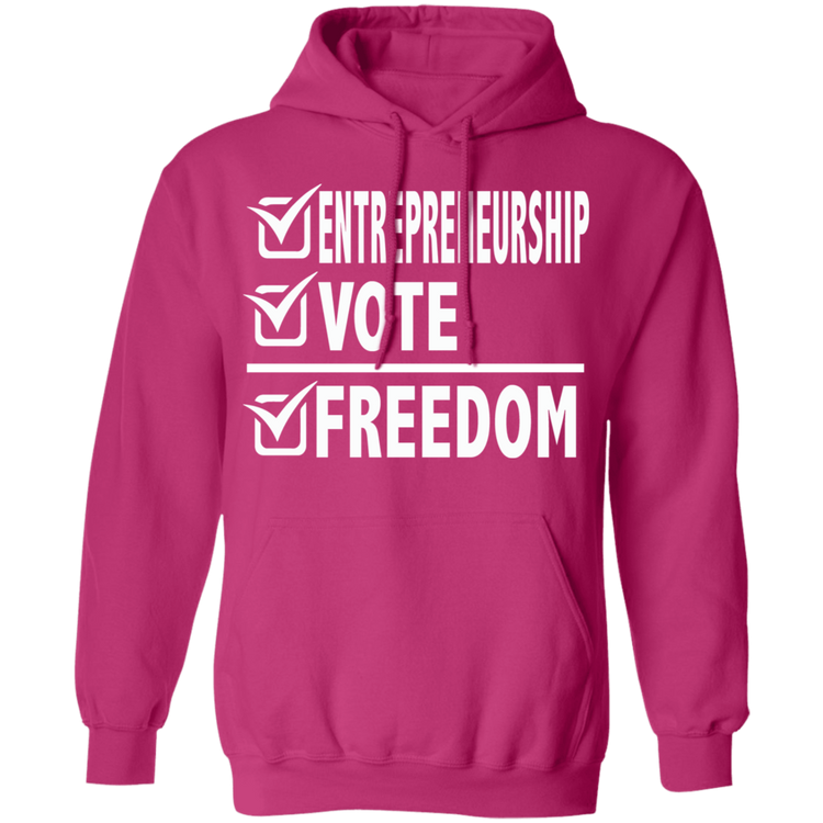 Entrepreneurship + Vote + Freedom