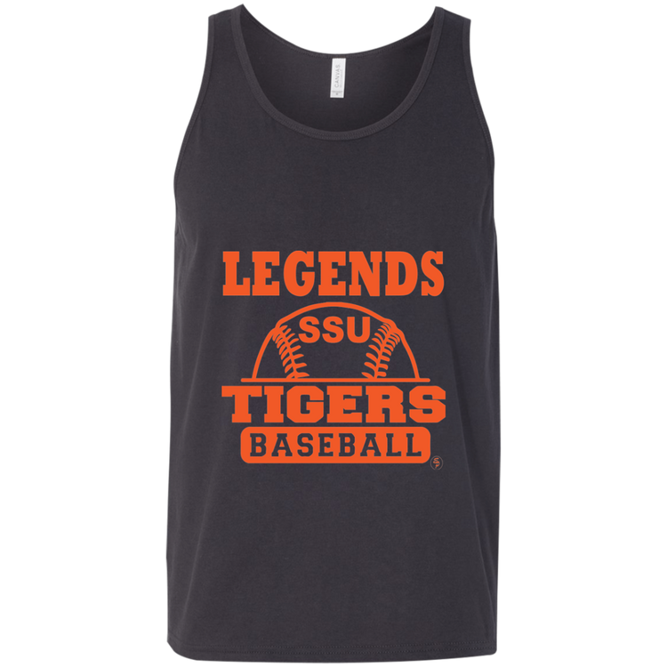 SSU - Tigers Baseball - Orange - Fashion Fitted Unisex Tank