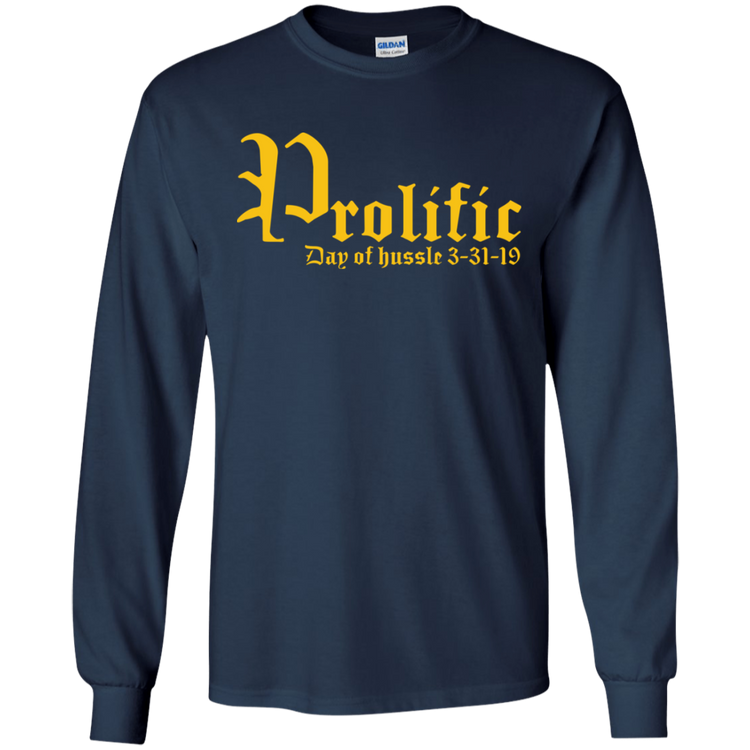 Prolific - Day of Hussle - Gold - Men's LS Tee