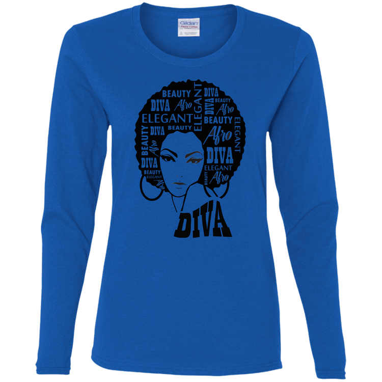 Afro Diva - Women's LS Tee