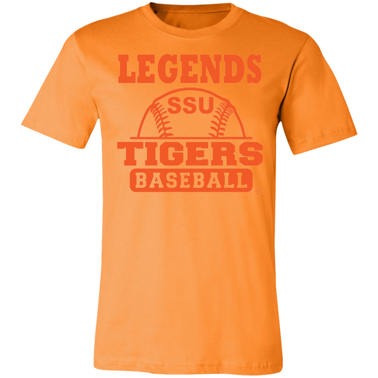 SSU - Tigers Baseball - Orange - Fashion Fitted Short-Sleeve T-Shirt