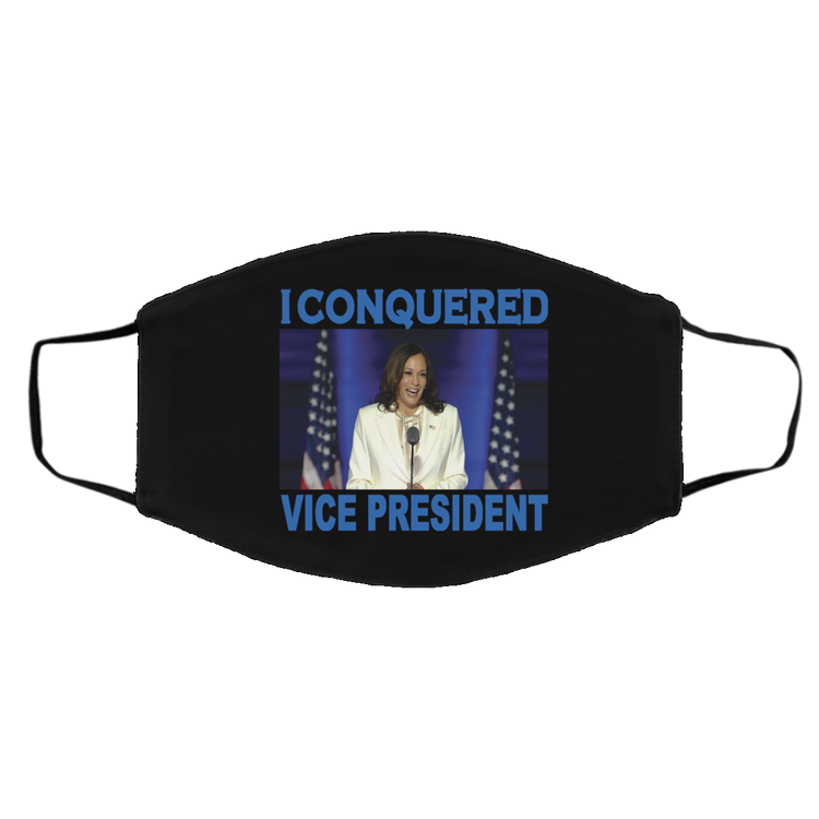 VP - I Conquered - BLUE - Face Mask