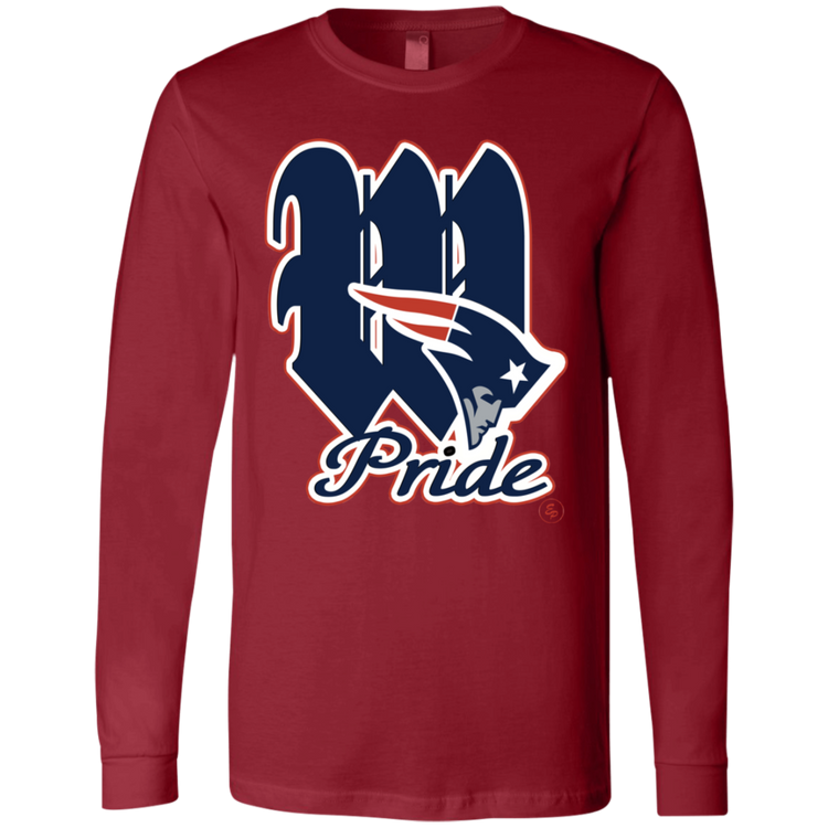 Westside Patriots Pride - Fitted Men's LS T-Shirt