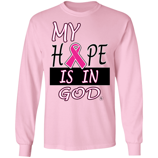 My Hope Is In God - Men's LS Tee