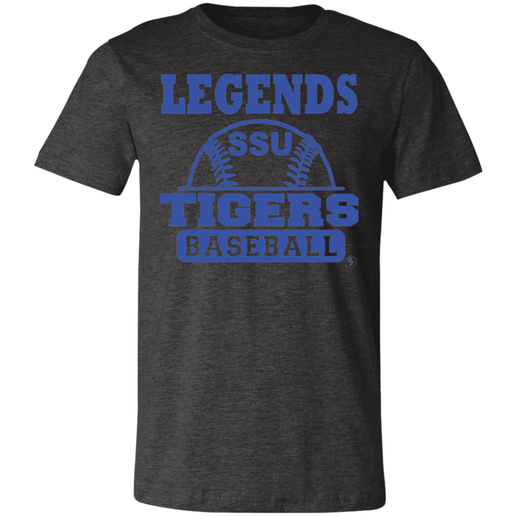 SSU - Tigers Baseball - Blue - Fashion Fitted Short-Sleeve T-Shirt