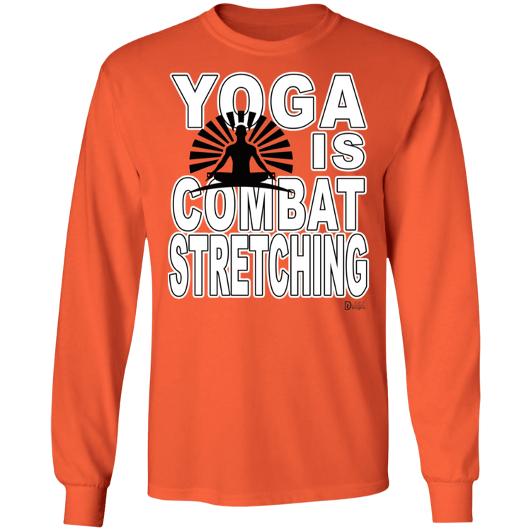 YOGA is Combat Stretching - Men's LS Tee