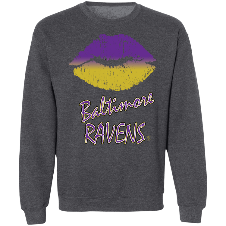 Ravens Kiss - Crewneck Pullover Sweatshirt