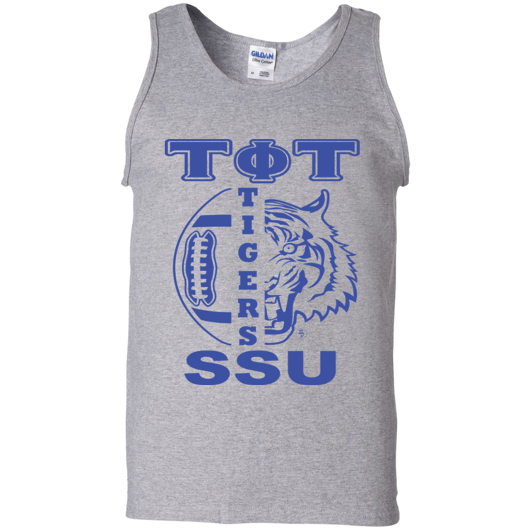 SSU - Tigers Football - Blue - Men's Tank Top