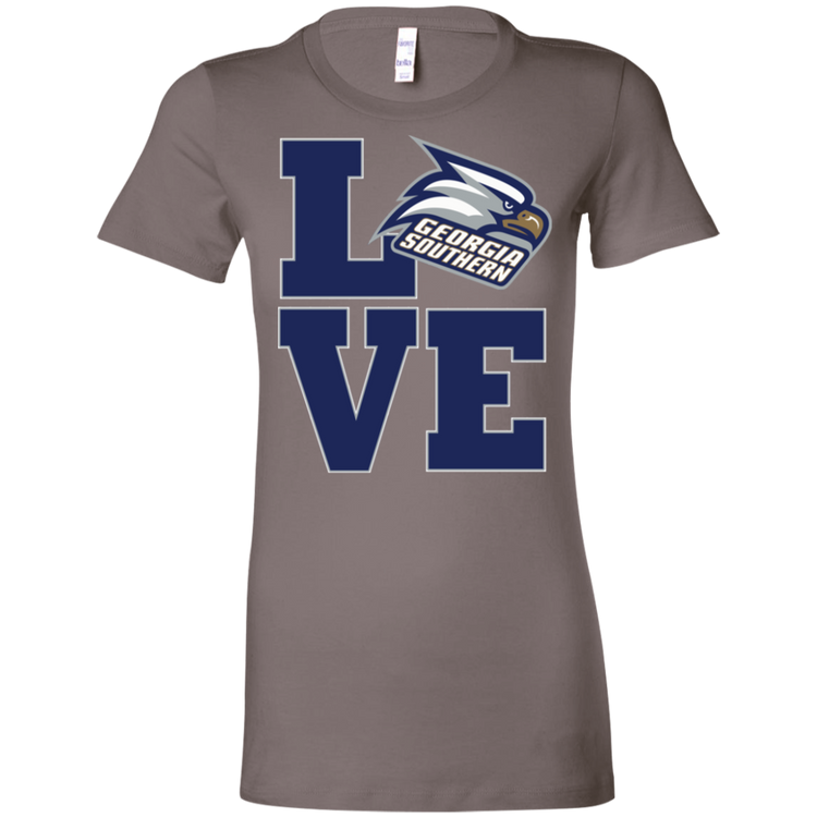 GA Southern - Alumni LOVE - Fashion Fitted Women's Favorite T-Shirt
