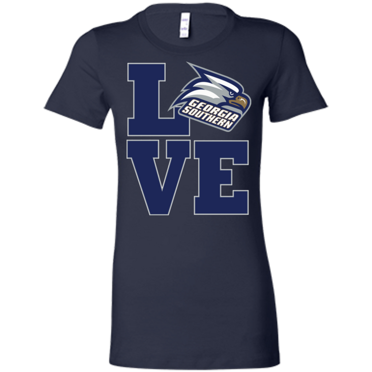 GA Southern - Alumni LOVE - Fashion Fitted Women's Favorite T-Shirt