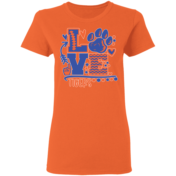 SSU - Love Tigers - Women's 5.3 oz. Tee