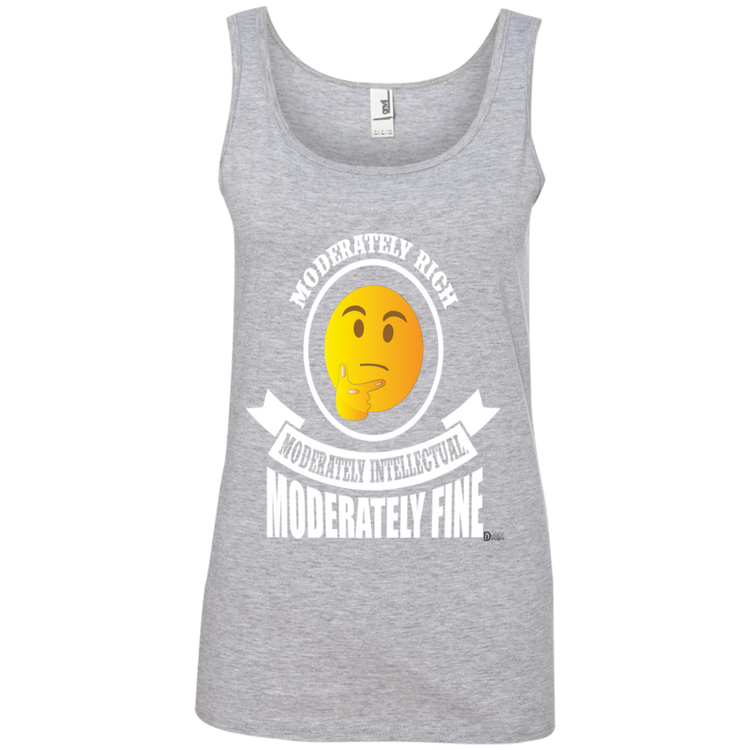 Women's Tank TopModerately Rich - Intellectual - Fine -
